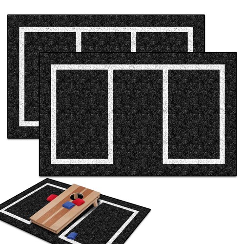 Packs cornhole mats - 2, x